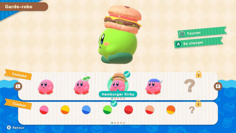 Kirby's Dream Buffet : Comment personnaliser son Kirby ? 