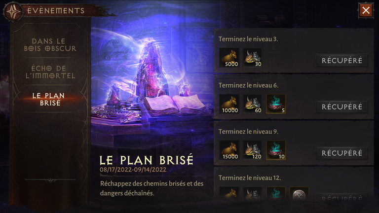 Diablo Immortal : L'évènement Le plan brisé débarque ! Notre guide complet Diablo Immortal : L'évènement Le plan brisé débarque ! Notre guide complet