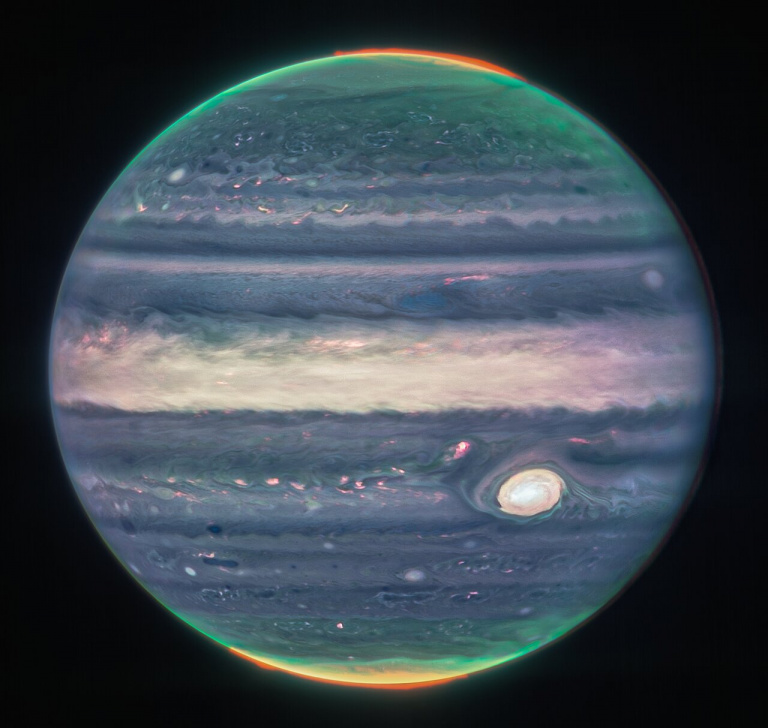 Jupiter vu par le télescope James Webb : les images incroyables dévoilées par la NASA