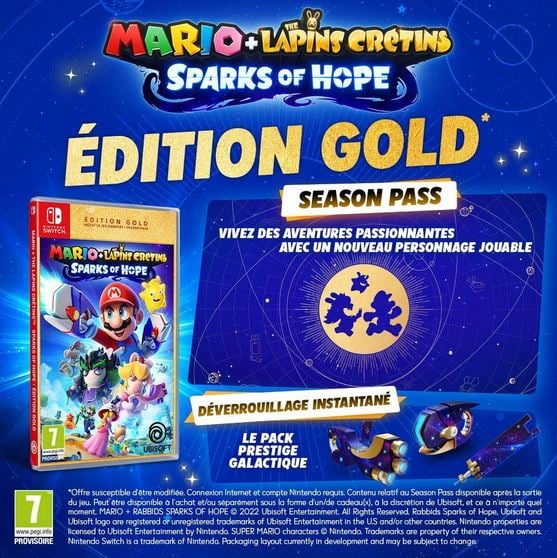 Mario + The Lapins Crétins Sparks of Hope : Edition Gold, Season Pass… Tous les détails de l’exclusivité Nintendo Switch
