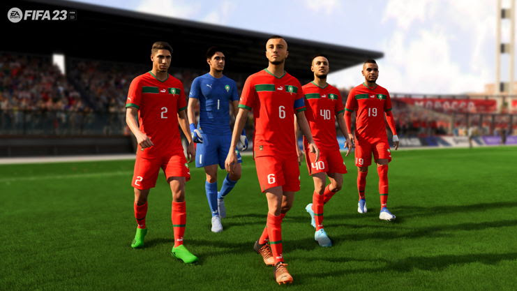 FIFA 23 : Une nouvelle équipe nationale débarque sur le terrain de football