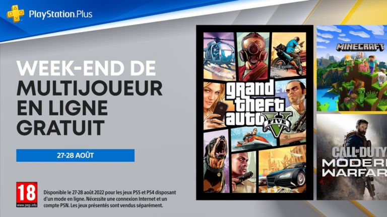 PlayStation Plus : week-end multijoueur en ligne gratuit du 27 au 28 août