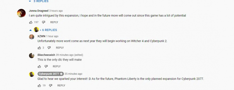 Cyberpunk 2077 : malgré sa nouvelle extension, le jeu de CD Projekt ne devrait pas suivre le même chemin que The Witcher 3