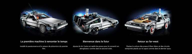 LEGO retourne dans le futur avec la DeLorean qui est enfin de retour en stock !