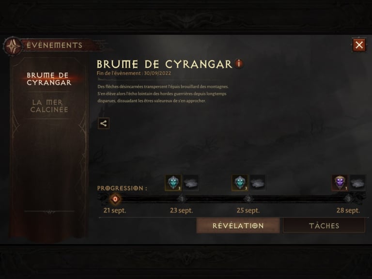 Diablo Immortal : Les brumes de Cyrangar, notre guide du nouvel événement qui vous en dit plus sur l'avenir du jeu ! 