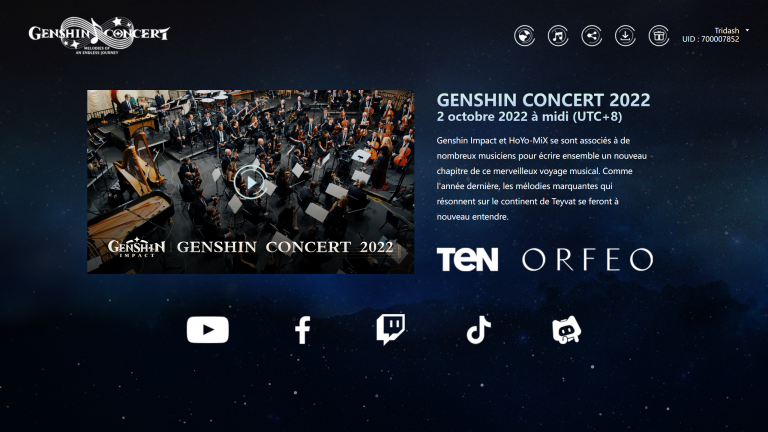 Genshin Impact, comment récupérer 30 primo-gemmes à l'occasion du Genshin Concert 2022 ! 