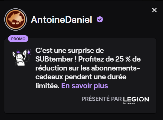 Twitch : Antoine Daniel dévoile son salaire en direct !