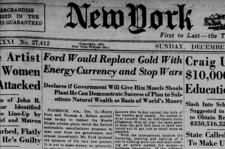 Bitcoin : 100 ans auparavant, Henry Ford théorisait la cryptomonnaie