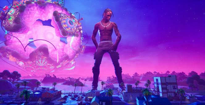 Concert Fortnite Travis Scott