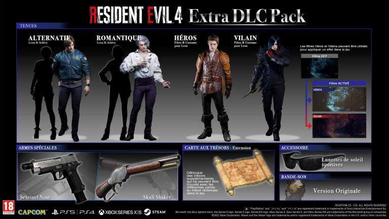 Resident Evil 4 : tout savoir sur l'édition collector et les DLC, blindés de goodies et autres skins