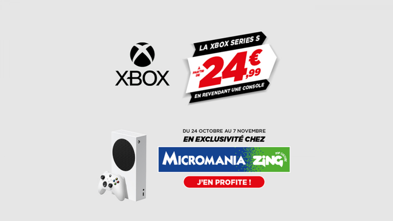 Micromania : une Xbox Series S à seulement 24,99€ avec cette offre de reprise !