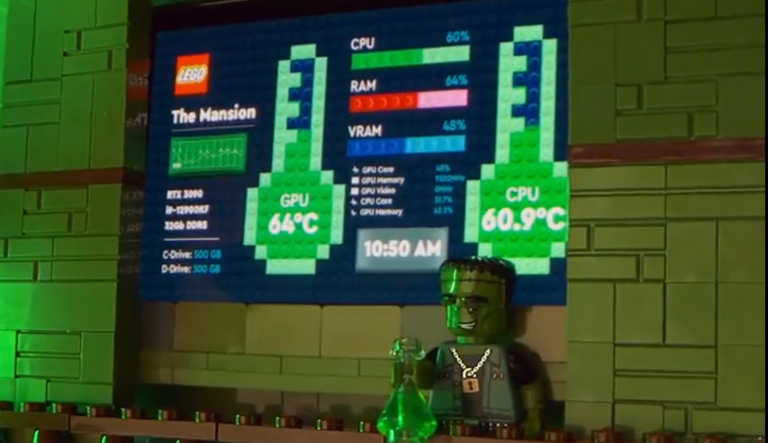 Halloween : LEGO construit son propre PC gamer surpuissant, et c'est magnifique !