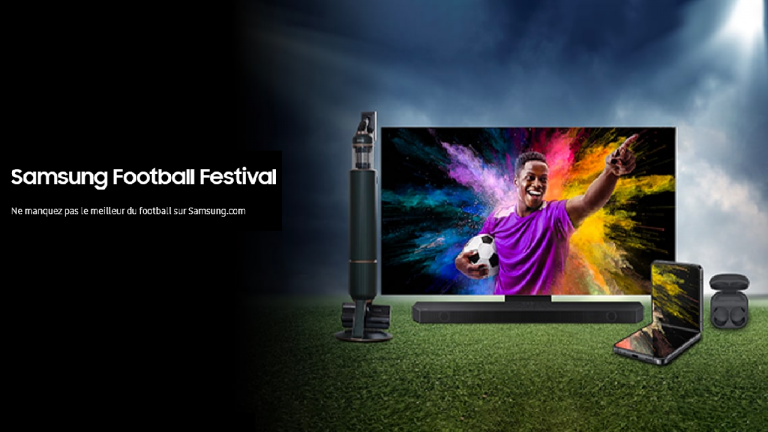 TV 4K, écrans PC gaming, smartphones... grosses promos pendant le Samsung Football Festival !