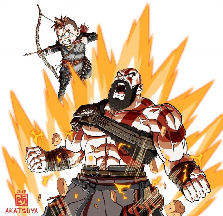 Quand God of War rencontre DBZ : découvrez ce jeu unique où Kratos peut mettre des tartes à Son Goku !