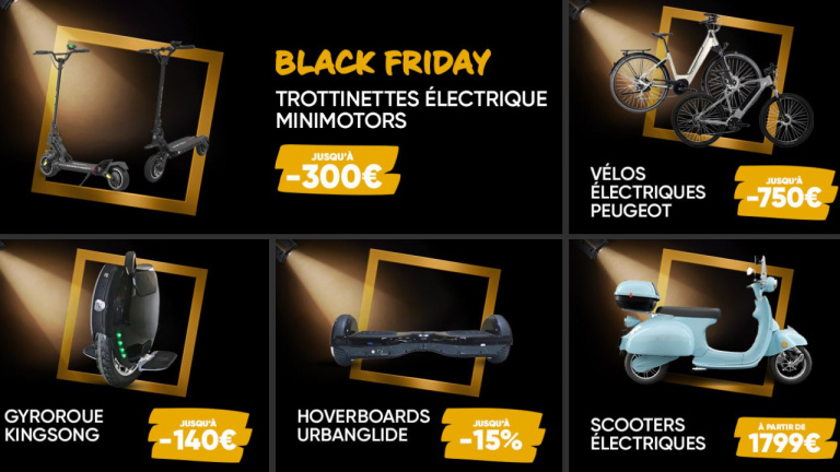 La Fnac devient folle pour le Black Friday et propose des scooters électriques en promo !