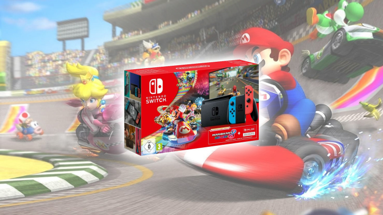 Mario Kart 8 Deluxe Nintendo Switch pas cher - Jeux vidéo Nintendo Switch -  Achat moins cher