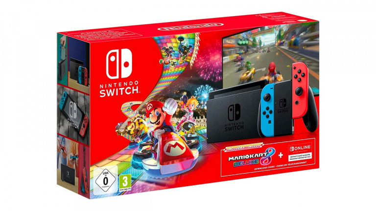 Black Friday 2022 : Grosse réduction sur la Nintendo Switch avec Mario Kart 8 Deluxe et l'abonnement Online inclus !