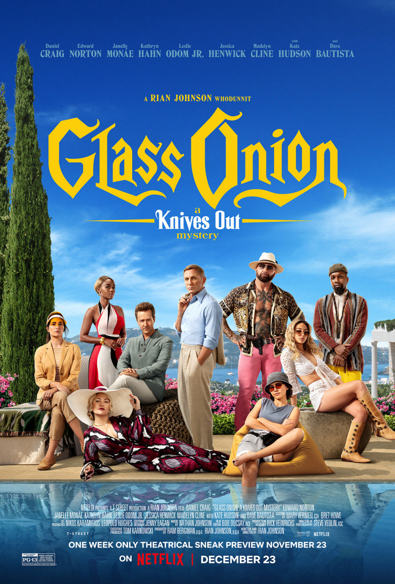 Glass Onion : Date de sortie, histoire... Tout savoir sur le film Netflix "Une histoire à couteaux tirés"