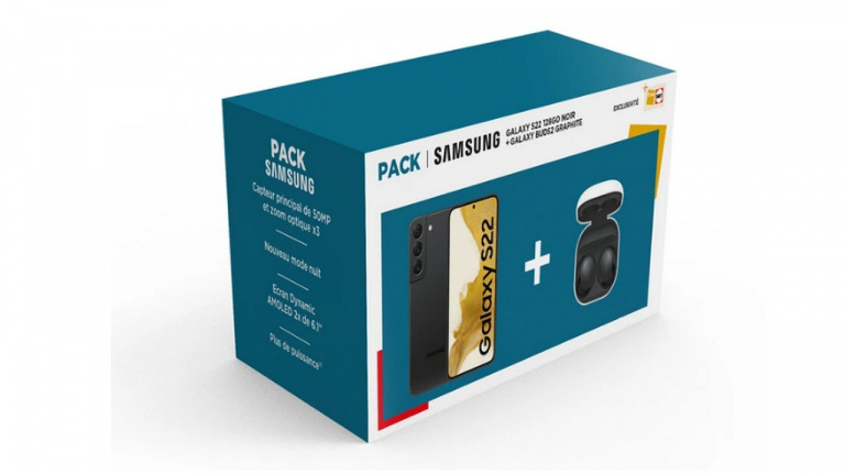Promo Smartphone : Le pack fou Samsung Galaxy S22 et ses écouteurs sans-fil perd 410€