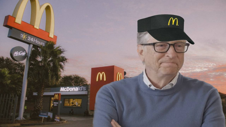 Bill Gates mange gratos au McDo depuis des années, voici comment 