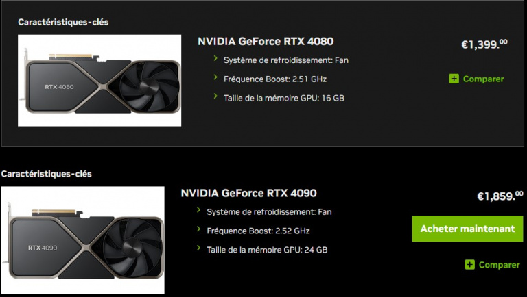 Officiel : Nvidia baisse le prix des RTX 4090 et RTX 4080, le bon moment pour en profiter ?