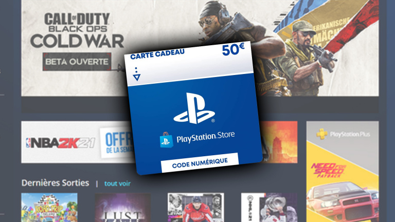 PS5 | PS4 : la carte-cadeau PlayStation Store en promo, c'est le moment de craquer !