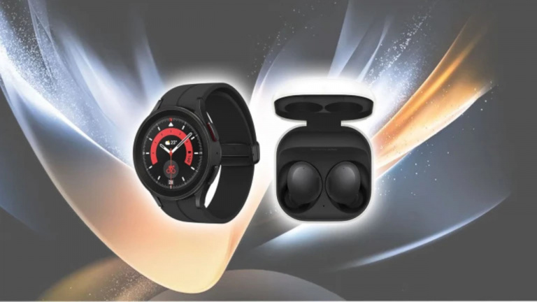 Soldes d'hiver 2023 : le pack Samsung Watch 5 Pro et écouteurs sans fil Buds 2 est en promo de 150€ !