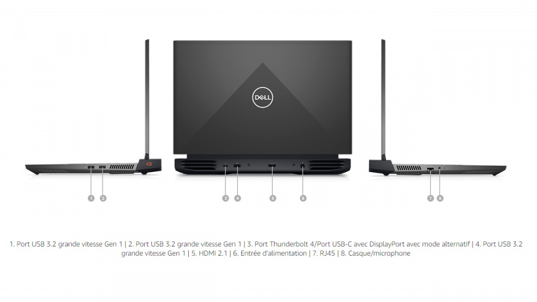 Soldes : quasi 200€ de remise pour ce PC portable Dell avec Nvidia RTX avec la 2eme démarque !