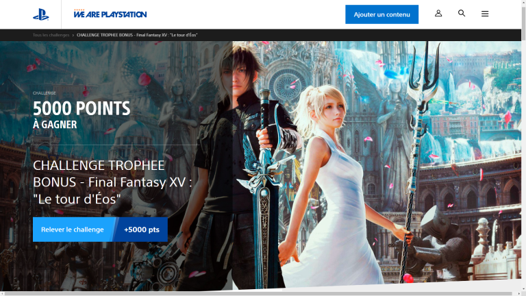 Final Fantasy XV : Décrochez le trophée "Le Tour d'Eos" et payez moins cher vos prochains jeux sur le PSN