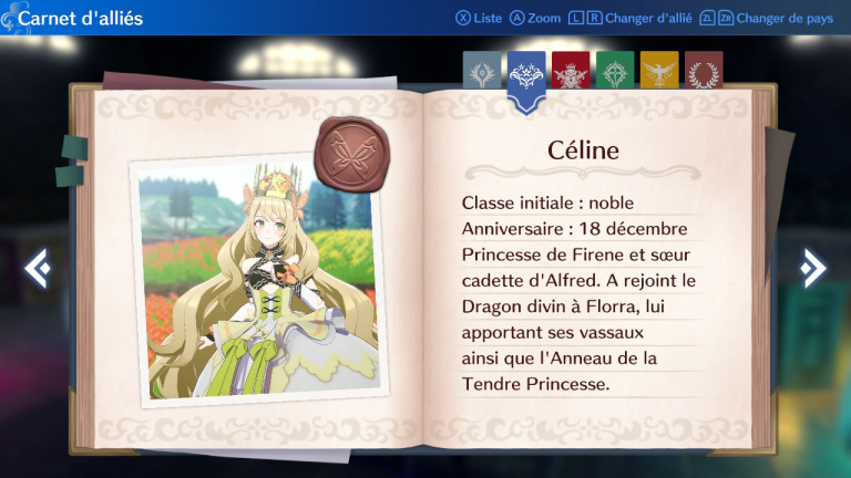Guide des recrues : Céline