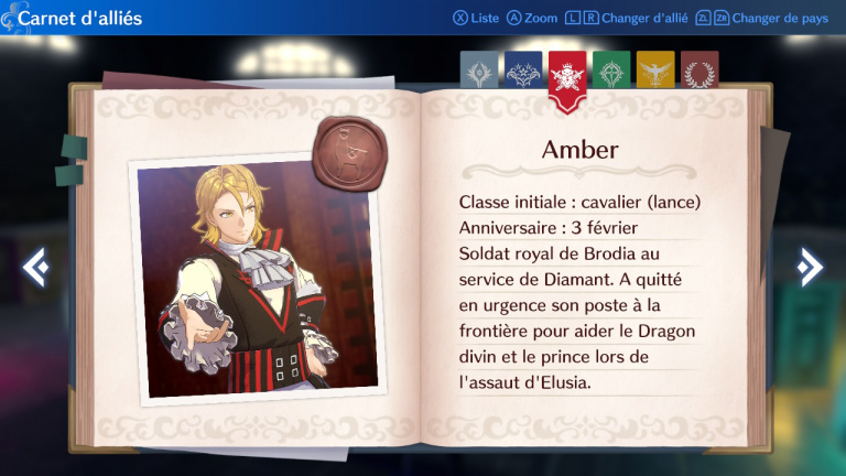 Guide des recrues : Amber