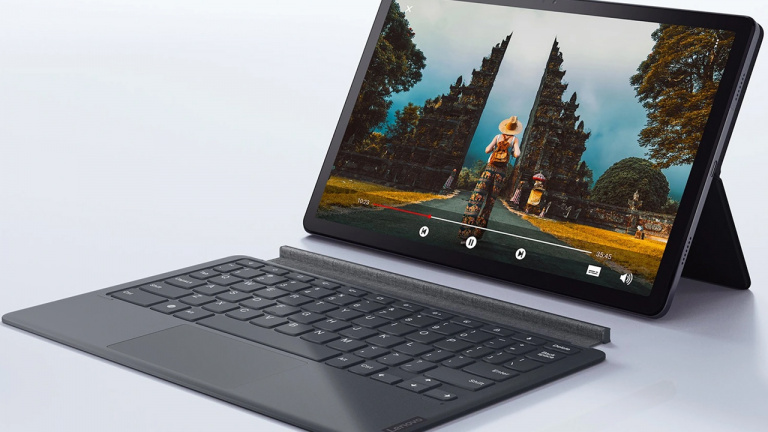 Soldes : 100€ de remise sur la tablette tactile Lenovo P11 avec sa  protection et son clavier amovible 