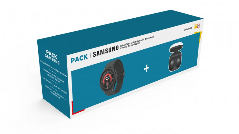 Promo : Ce pack avec la montre connectée Samsung Galaxy Watch 5 Pro et les Buds 2 est à prix cassé ! 