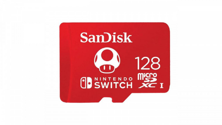 Promo Nintendo Switch : 55% de réduction sur la carte microSD officielle