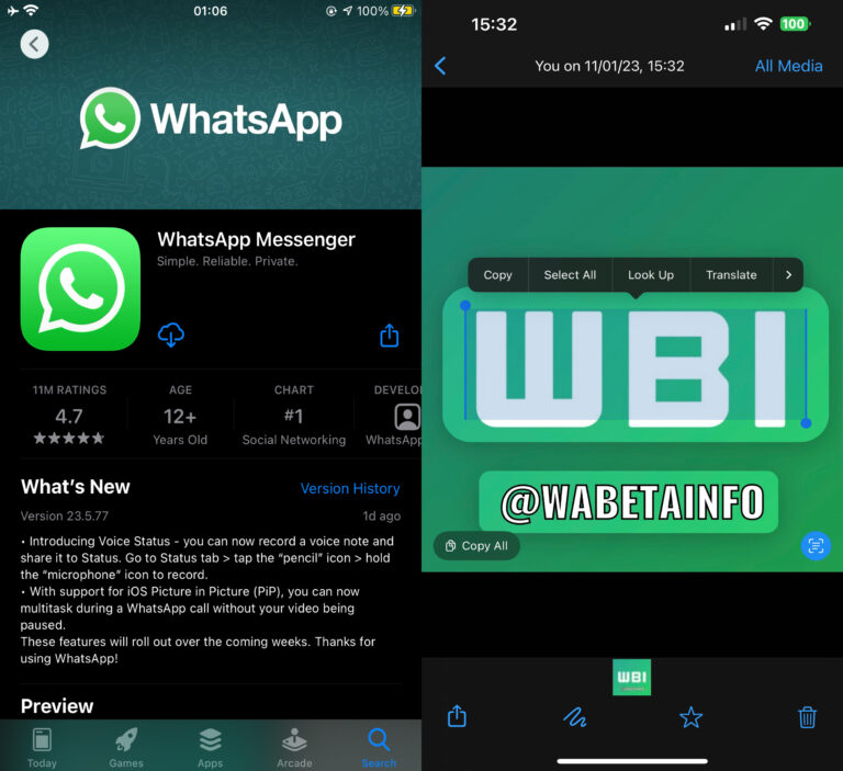 WhatsApp sort une nouvelle fonctionnalité réservée à l'iPhone, désolé Android