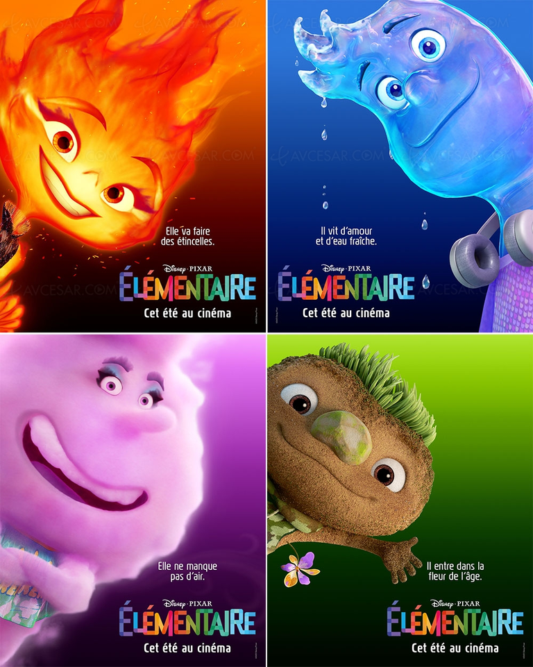 ELEMENTAIRE, Disney Pixar pas cher 