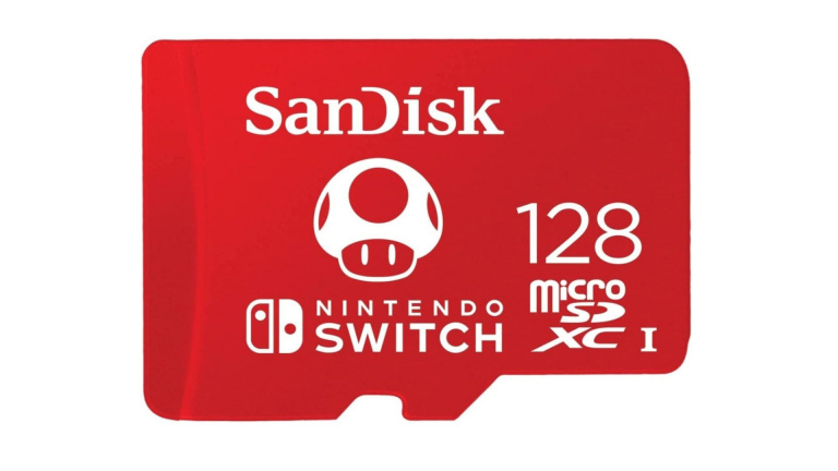 Promo Nintendo Switch : -53% de réduction sur la carte officielle microSD SanDisk 128 Go !