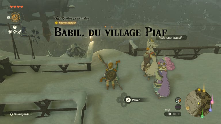 Babil du Village Piaf Zelda Tears of the Kingdom: how to complete this regional investigation?