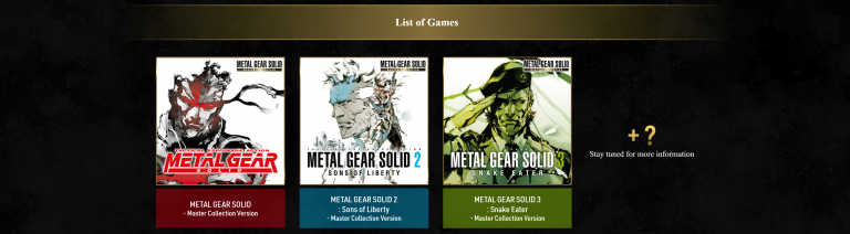 Metal Gear Solid : en plus du remake de MGS3, voici une surprise de taille à faire craquer les fans