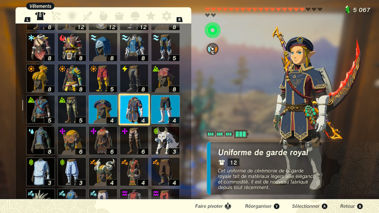 Tenue garde royal Zelda TotK : où trouver cet ensemble fort élégant ? Tenue garde royal Zelda TotK : où trouver cet ensemble fort élégant ?