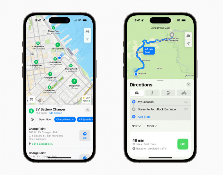 iOS 17 : Apple Plans se rapproche de Google Maps avec cette nouveauté