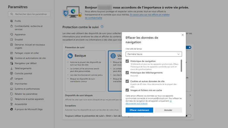 Comment supprimer son historique et ses cookies Internet sur Microsoft Edge