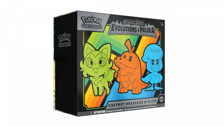 Carte Pokémon Écarlate et Violet : le coffret Dresseur d'Élite est disponible en stock !