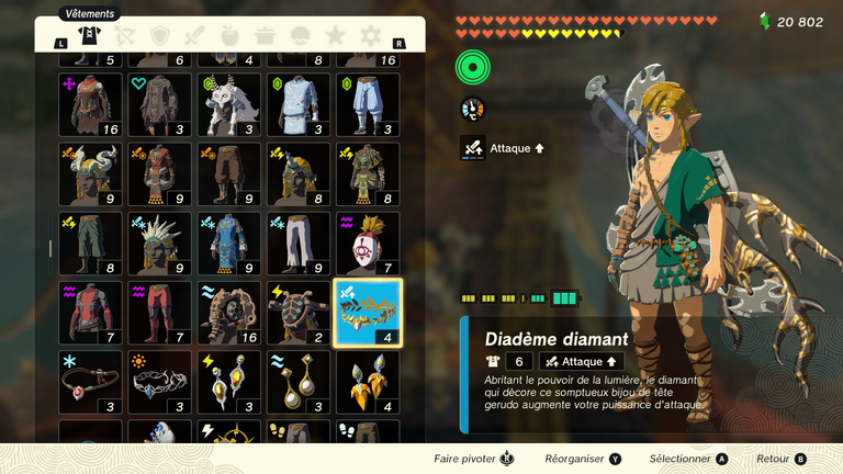 Diadème diamant Zelda TotK : comment obtenir ce bijou de tête ?