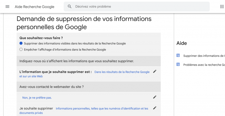 Tuto : Comment faire pour supprimer vos informations personnelles sur Google ?