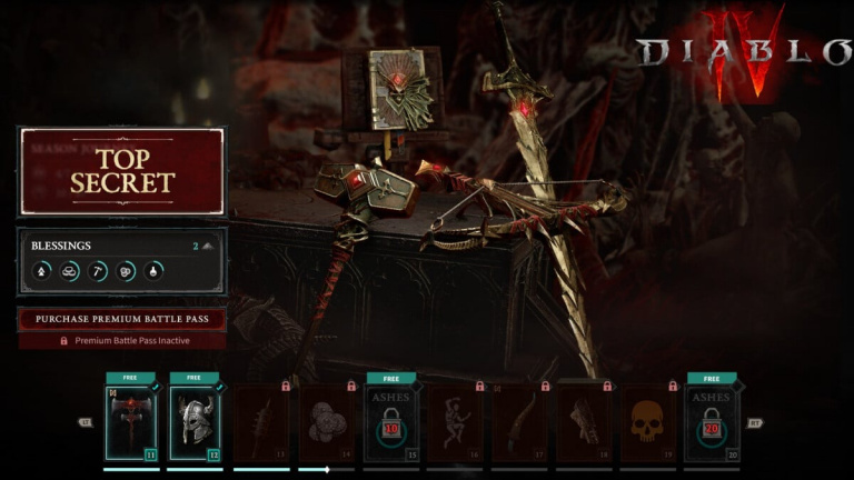 Diablo 4 : Est-ce que l'on peut acheter le prochain passe de combat avec les  pièces de platine offertes dans celui de saison 1 ?