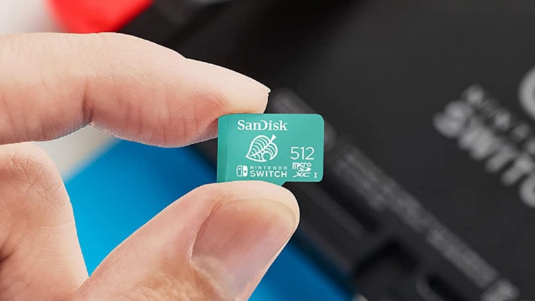 Soldes Nintendo Switch : 57% de réduction sur la carte microSD