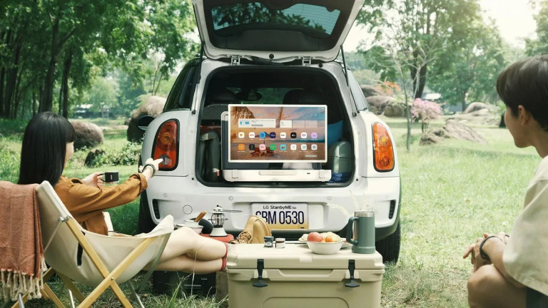Le nouveau téléviseur de LG a la forme d’une valise que vous pouvez transporter partout