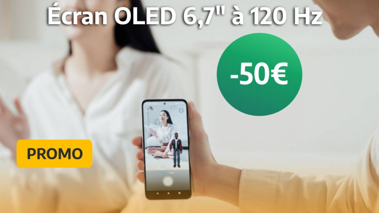 Promo : ce smartphone avec un écran AMOLED à 120 Hz et de bonnes performances profite de 50€ de réduction !