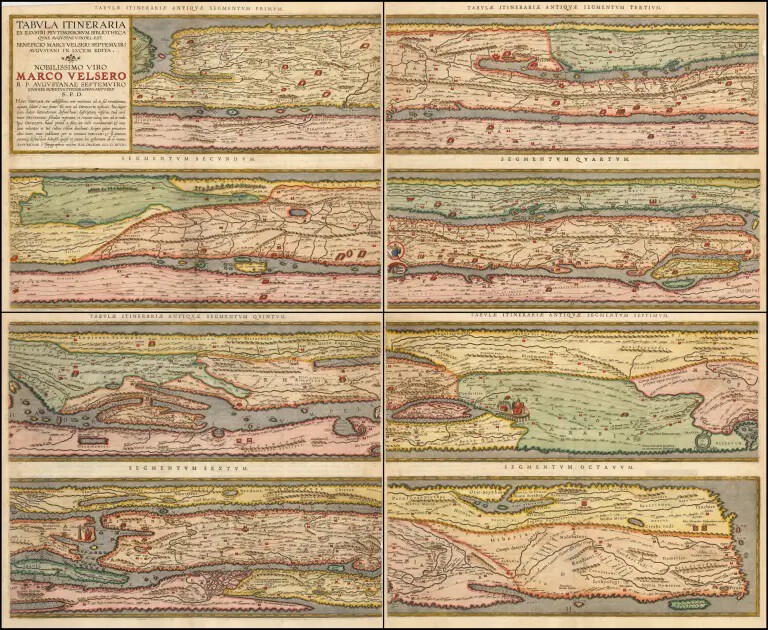 Le Google Maps de l’Empire romain : voici la carte qui aurait permis de planifier un itinéraire à cette époque